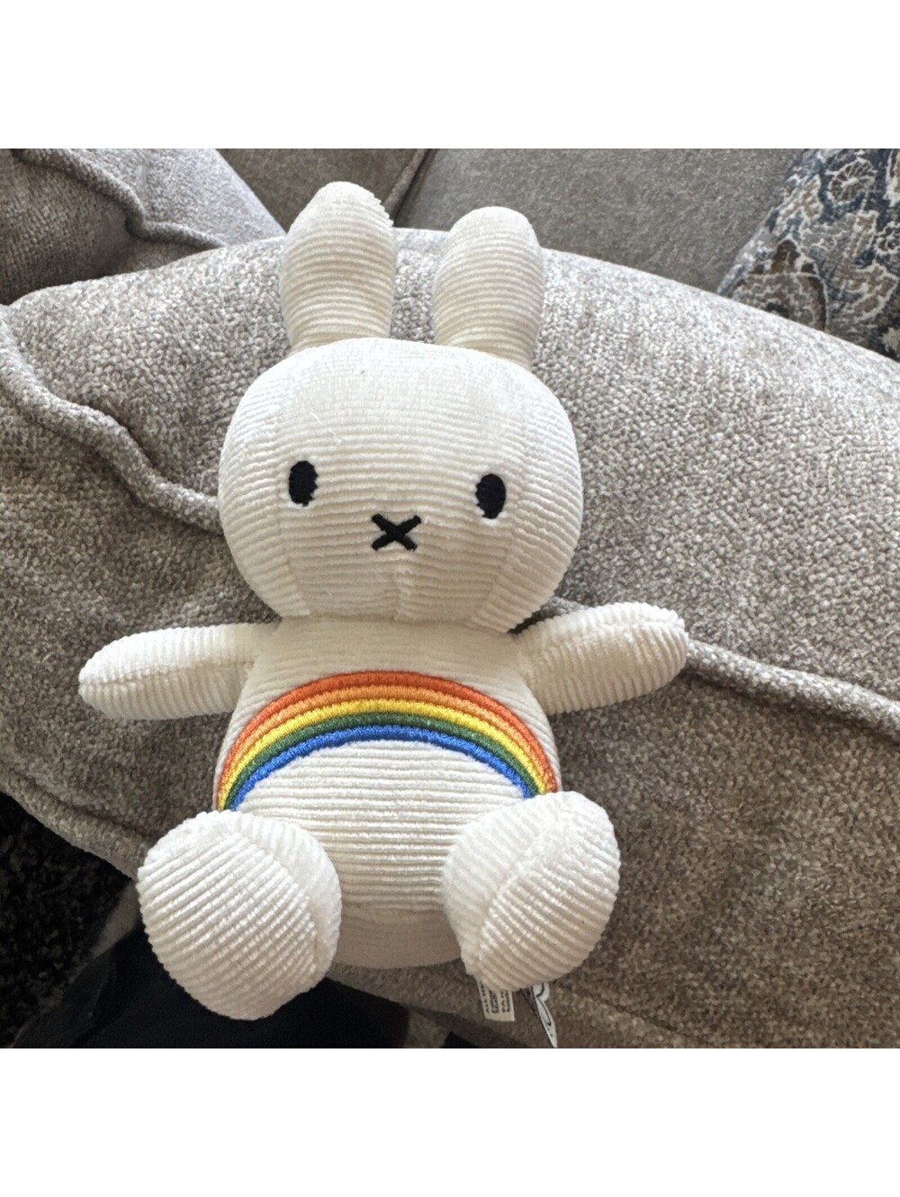 BON TON TOYS Miffy Corduroy Plush doll 18cm RAINBOW
